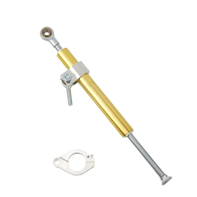 Motorcycle Accessories Steering Damper Handlebar Anti-Sway Shock Absorber Riding Control Steering Damping Titanium Ruler Modification (Motosiklet ləvazimatları və aksesuarları) - directional-damping-a-gold