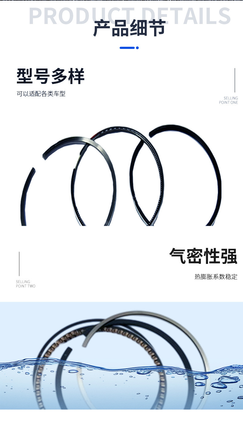 Vk56Vd Automotive Piston Ring 12033-1Mc0B,12033-Ez30C/Ez30D