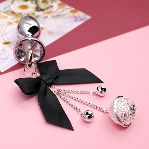 Adult Bow Passion Bell Anal Plug Sex Toy Sexy Rabbit Supplies Sex Toys Women's Metal Alternative