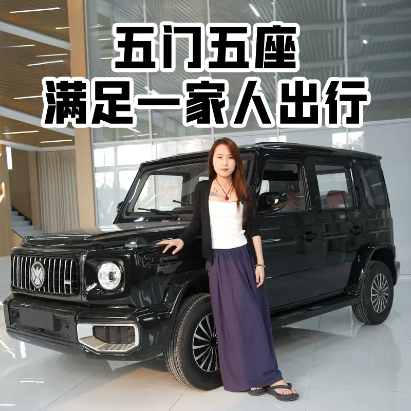 2025新款大G电动四轮车油电两用封闭新能源汽车家用代步车