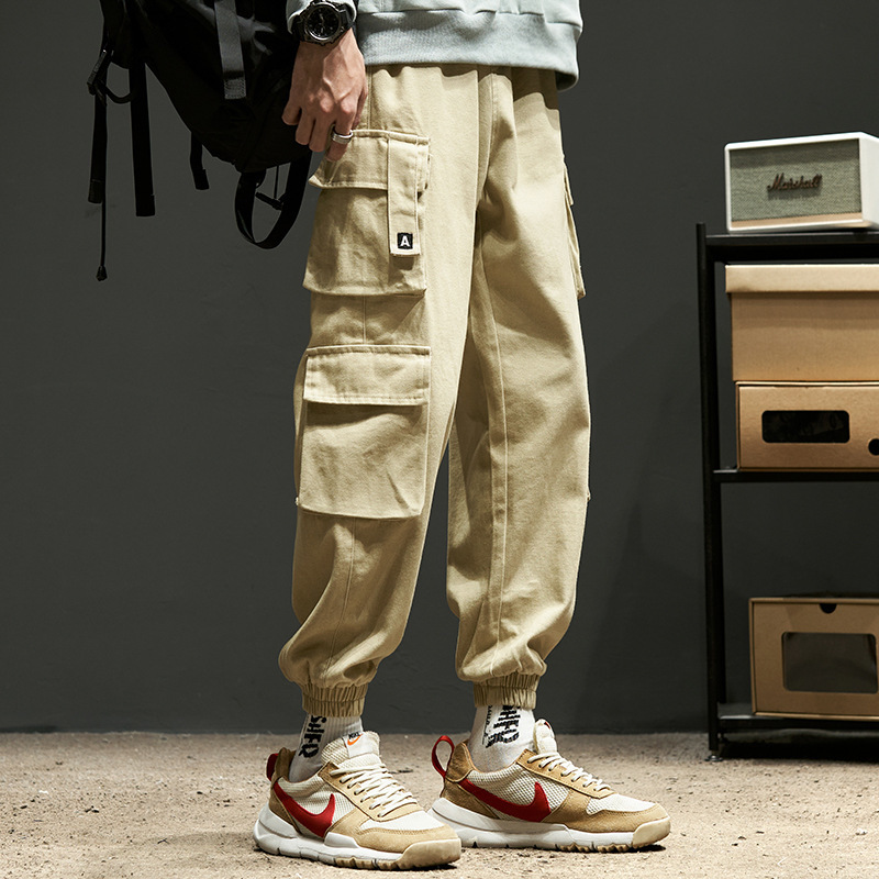 Other Pants Loose Multi-pocket Cargo Khaki