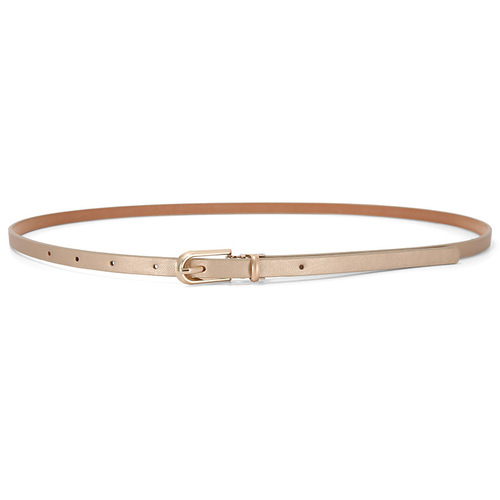 New women's belt multi-color decorative dress sweater thin belt women's PU small belt Korean style trouser belt manufacturer