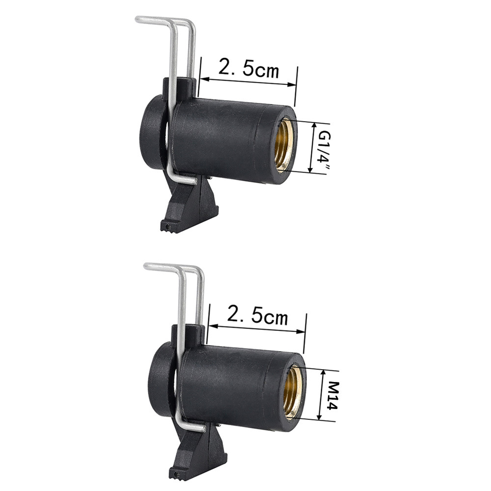 Lavadora de alta presión conector de conversión de tubería de alta presión pistola de agua de alta presión conector de conversión de conexión de entrada G1/4 "M14