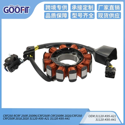 Stator coil is suitable for CRF250 CRF250R 2019-2020 31120-K95-A21