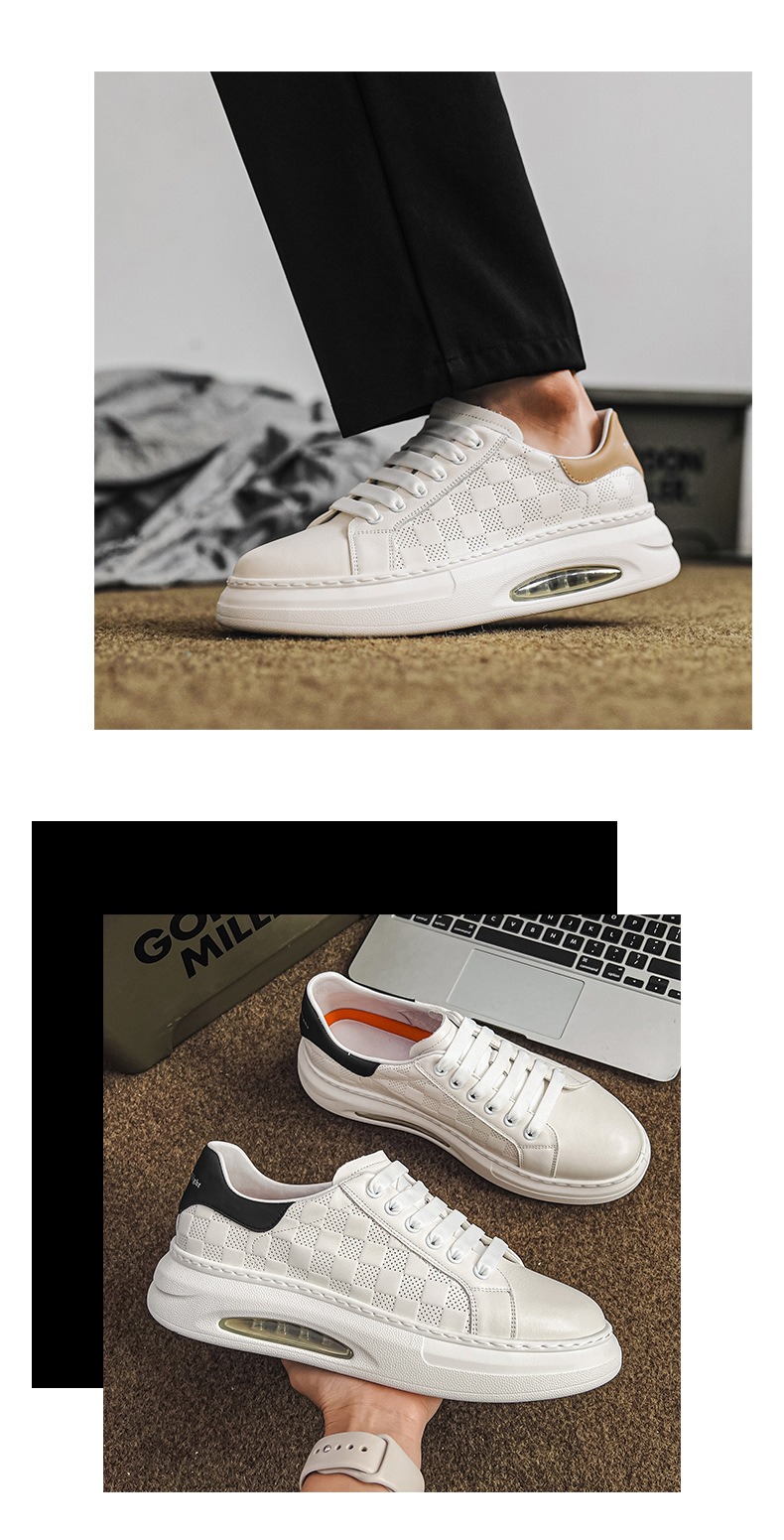 20243 Neue Sommer Atmungsaktive Platte Kappe Leder Rindsleder Sport Kleine Weiße männer Weiche Sohle Casual Schuhe_voghion.com