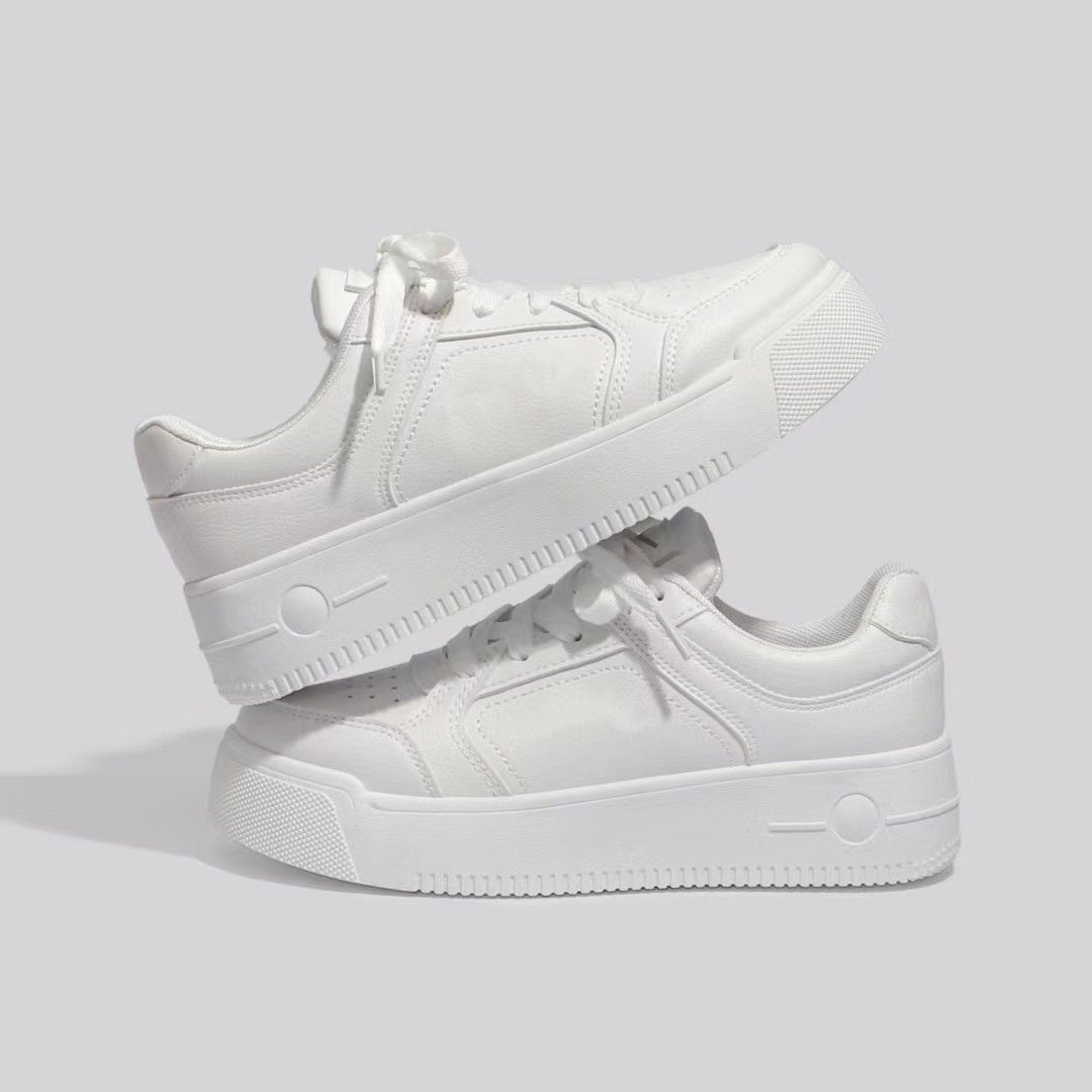 Zapatos blancos transpirables de primavera y otoño para mujeres zapatos de skate para mujeres 2023 nuevos zapatos casuales para estudiantes zapatos deportivos para mujeres