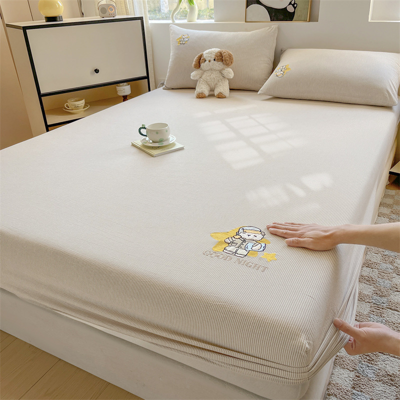 Colcha de algodón puro Colchón de algodón de una sola pieza Cubierta protectora Dormitorio de estudiantes Cama individual con todo incluido Cama individual 2025 Nuevo