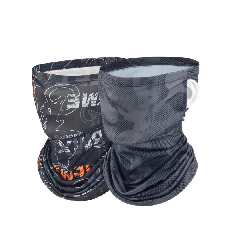 Bicicleta protector solar seda de hielo turbante mágico al aire libre montañismo pescar buñuelo transpirable máscara de bicicleta multifuncional verano