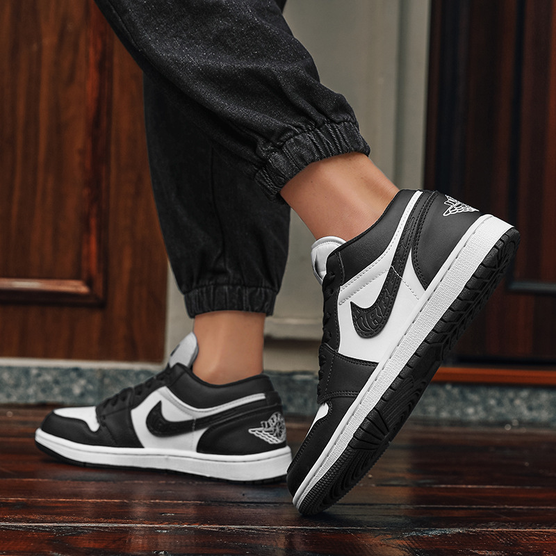 Putian Aj Men's Shoes Official Flagship Dunk Black and White Panda Shoes Aj1 Low-Top Air Force One Couple Sneakers Women's Shoes Putian Aj Men's Shoes Official Flagship Dunk Black and White Panda Shoes Aj1 Low-Top Air Force One Couple Sneakers Women's Shoes