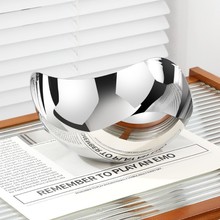 跨境轻奢创意304不锈钢果盘客厅装饰摆盘坚果盘零食水果盘碗摆件