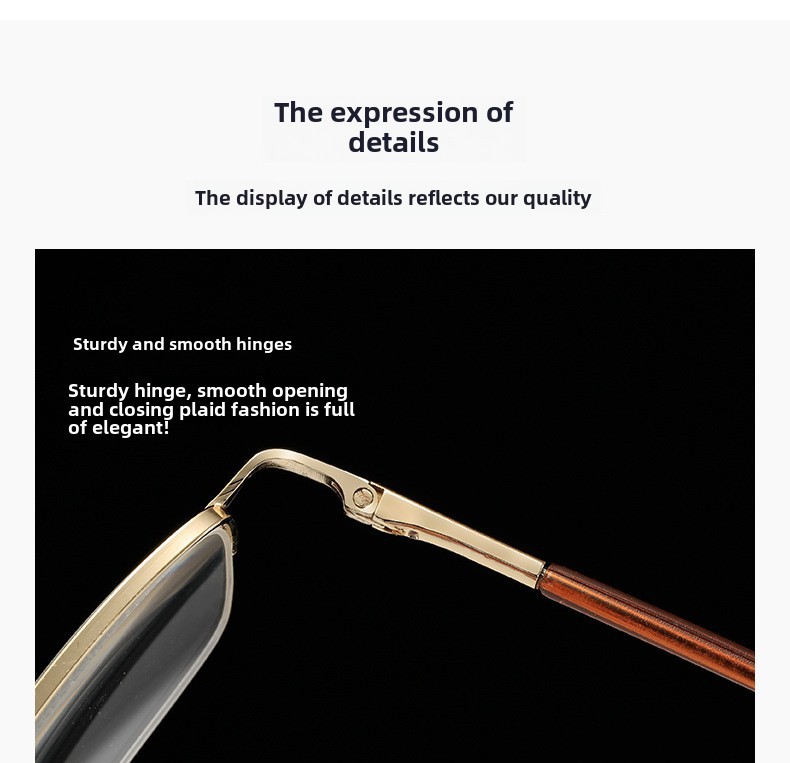 High-definition Reading Glasses Large Frame Men's Prescription_voghion.com
