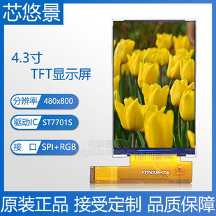 о�ƾ�4.3��480x800�������TFT��45PIN���SPI+RGB�ӿ�LCDҺ����