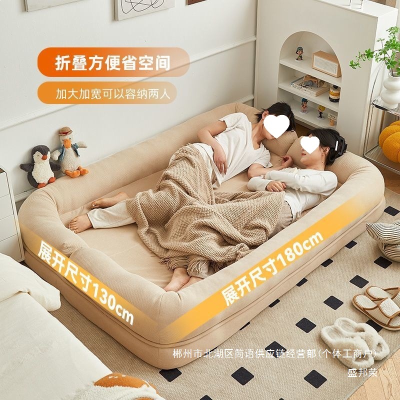 Fábrica directa de ventas sofá perezoso puede acostarse y dormir tatami doble pequeño tipo de casa de alquiler habitaciones de perros humanos dormir
