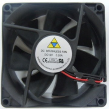 80*80*25MM直流DC12V电脑CPU散热风扇散热器 风机