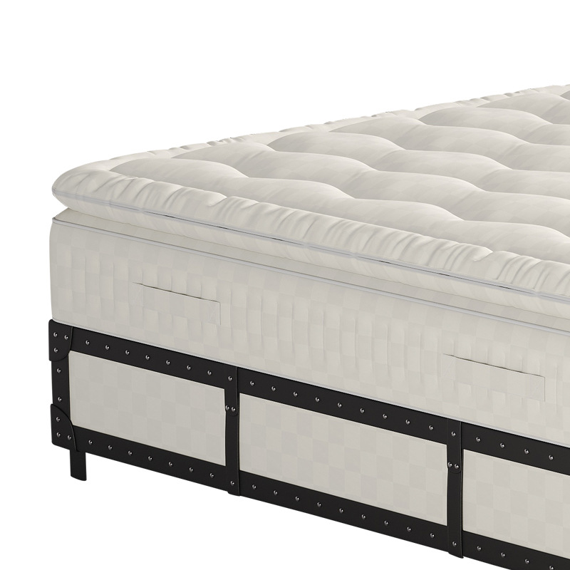 Tejido de tejido de tela de colchón hecha a mano espesa tela de algodón tela de malla sofá colchón almohada tela impresa al por mayor image 3