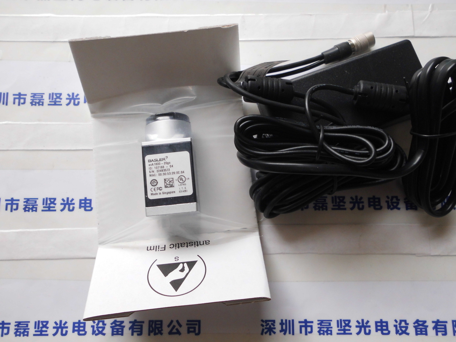 面阵摄像头  BASLER巴斯勒　acA1600-20gc