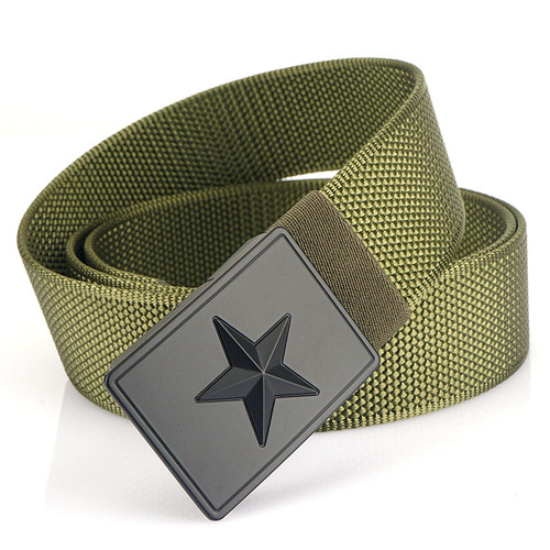 Camouflage 3.8cm canvas belt wholesale military training outer belt nylon tactical overalls belt dropshipping