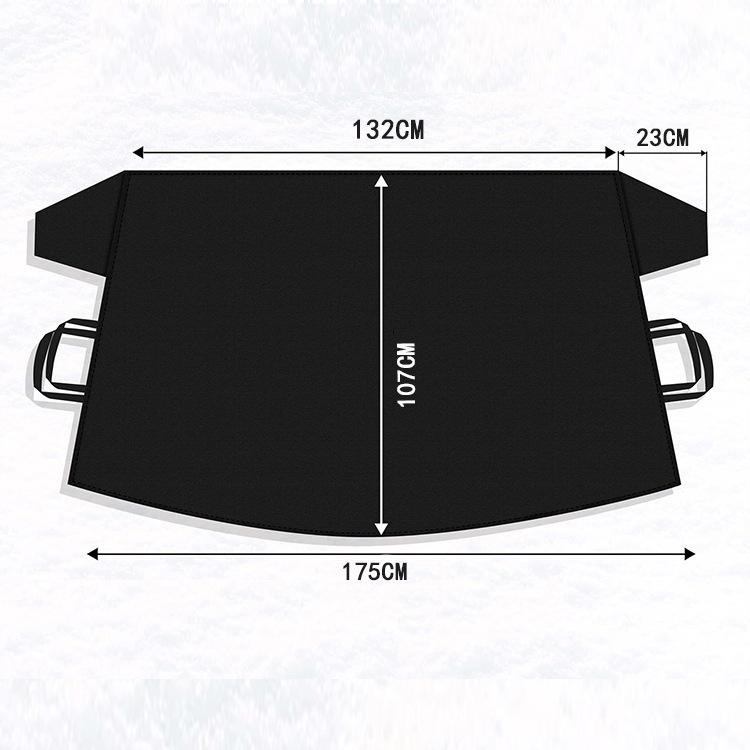 Cross-border car snow cover, front windshield snow shield, winter magnetic car snow guard, thickened snow cover for cars