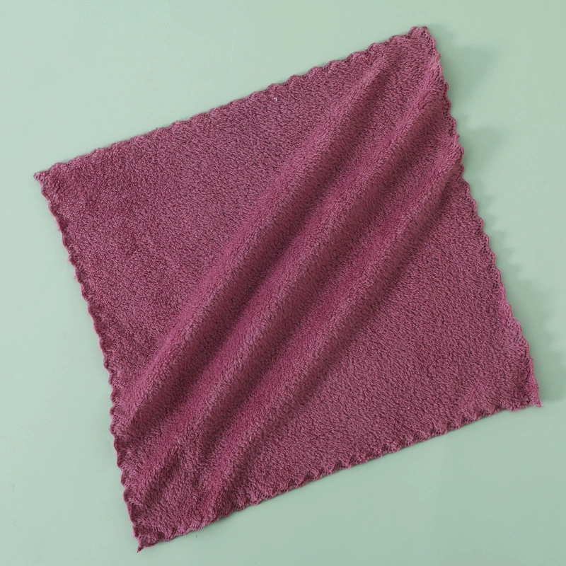 Coral scarf for kindergarten, soft towel for face washing for home use, wholesale, water absorbent