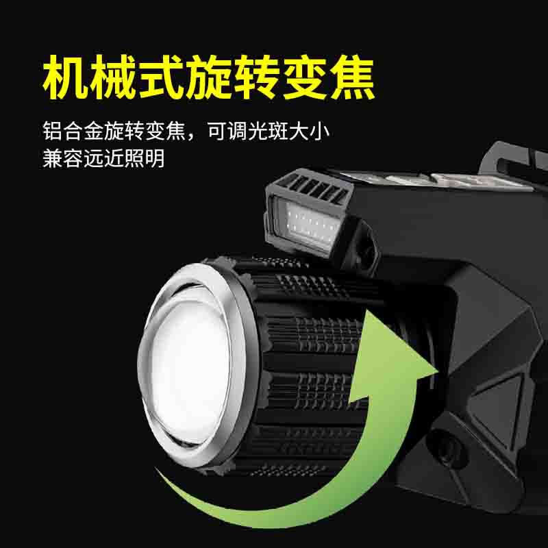 Transfronterizo al aire libre linterna de inducción multifunción lámpara de iluminación banco de potencia de salida lámpara de pesca de noche brillante luz de emergencia a prueba de agua