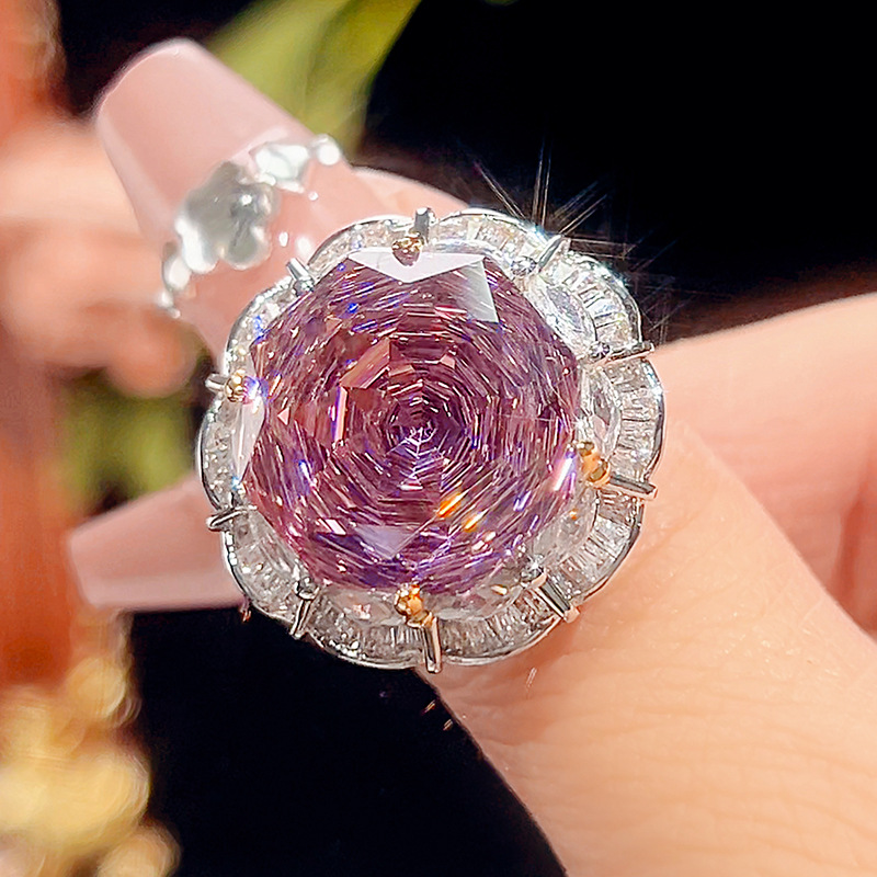 2025 nuevo estilo Zhuang Shengsheng joyería fondo de cobre chapado en oro rosa corta rosa seca temperamento ligero traje de lujo femenino 16-10m