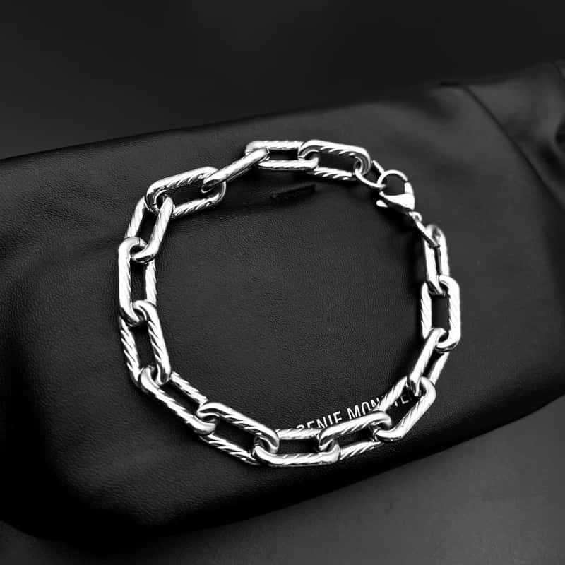 bracelet hip-hop style stainless steel for men and women