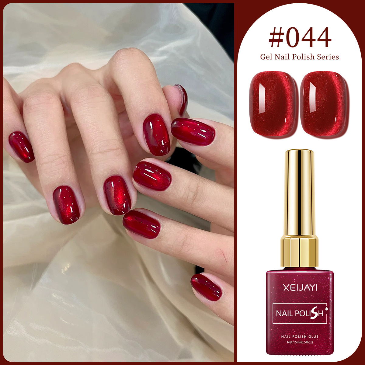 Macaron color pegamento de uñas 2025 nuevo estilo de moda Chellie rojo oliva verde pegamento de uñas