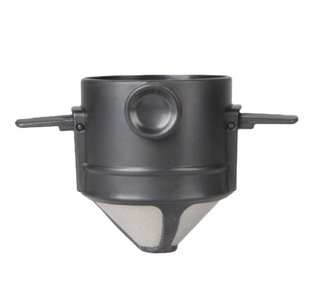 Factory Black Angel folding coffee filter cup with transparent cup travel convenient double-layer filter screen filter