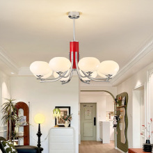 客厅吊灯中古南洋风轻奢新款玻璃设计师法式美式复古田园大厅主灯