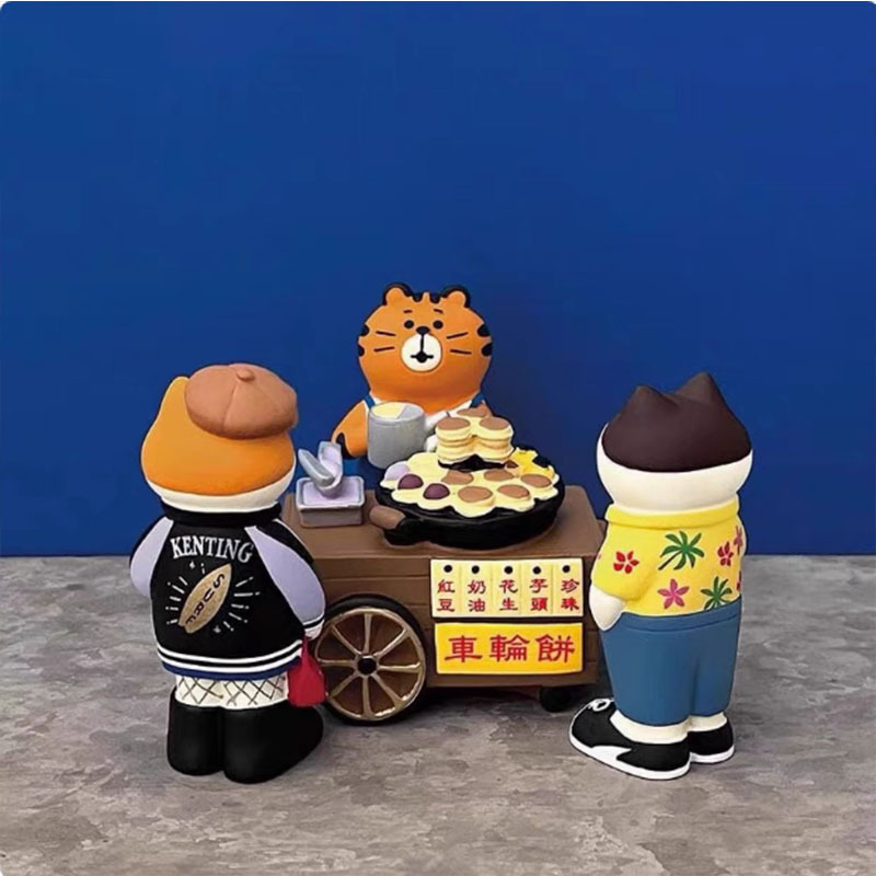 日本の猫樹脂装飾品 ZAKKA トレンディなブラインドボックスフィギュア DIY 手作り装飾 INS スタイル工芸品小さな装飾品|undefined