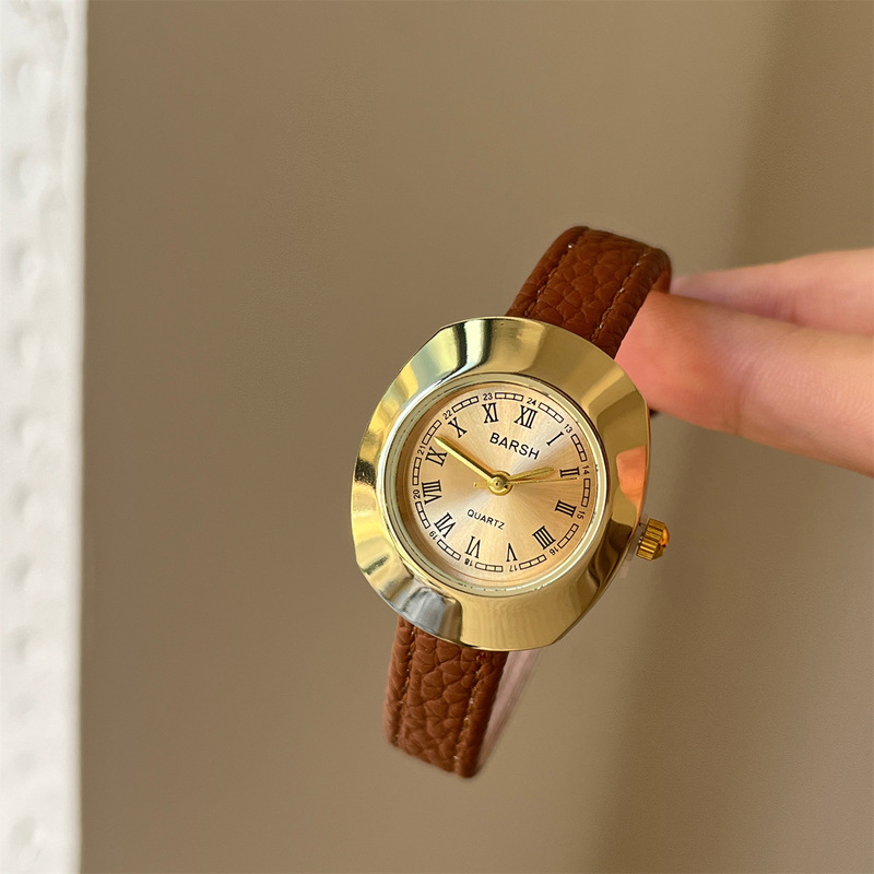 Barsh New Cross-Border Hot-Selling Women's Watch Small Style Simple Junior High School Student Female Watch Belt Quartz Watch