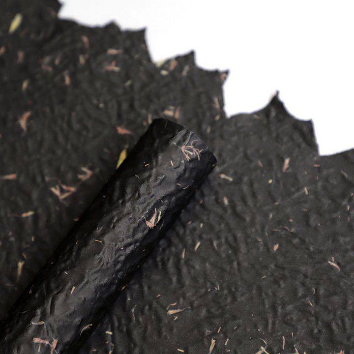 pétalos desgarrados mano Dongba papel embalaje de flores de alta textura materiales hechos a mano papel de envoltura de flores plantas creativas papel de arte al por mayor