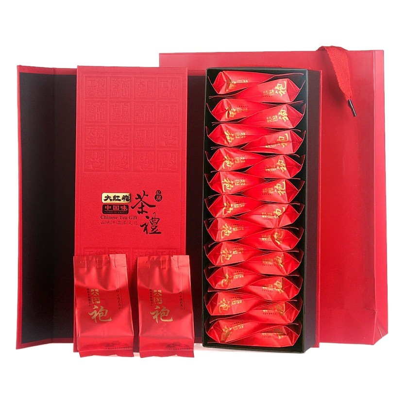 Black Tea Leaves, Da Hong Pao, Cinnamon Oolong Tea Gift Box Set, Zhengshan Xiaozhong, Jin Jun Mei, New Year Gift Package with Free Shipping