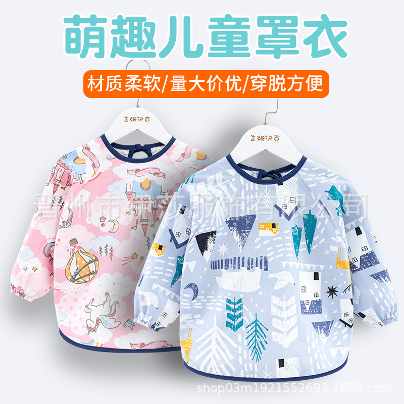 Waterproof eating bib for boys girl's for food