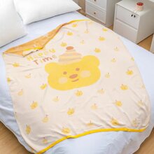 双层竹纤维盖毯纱布毛巾被夏季冷感毯单双人空调毯午睡夏凉被薄款