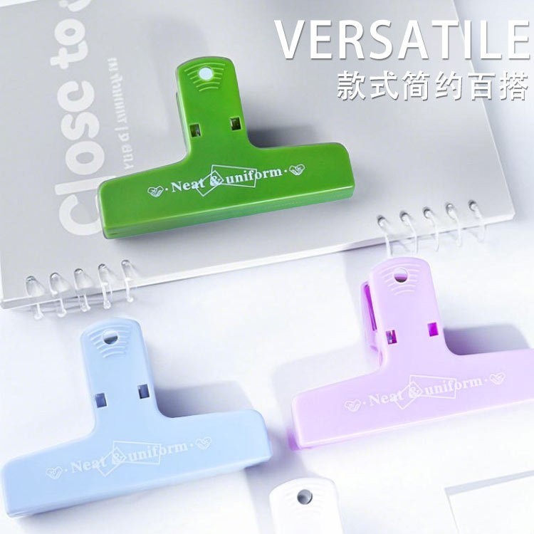 磁気クリップハンドブッククリップ磁気クリップ学生文具プラスチックテスト用紙ロングテールクリップ事務用品ノートフォルダー|undefined