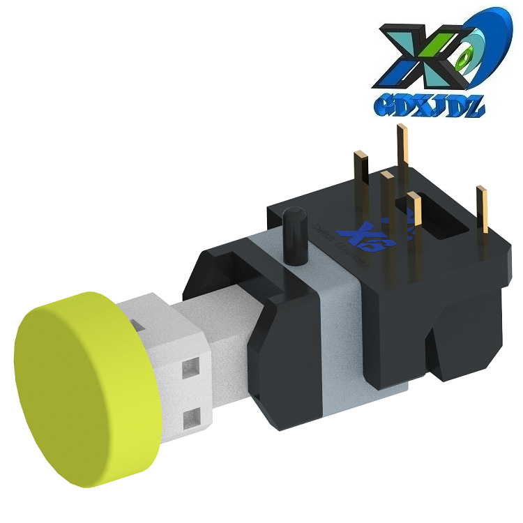 按键开关带灯侧按小体积 迷你自锁带灯开关供应 电器带灯按钮开关