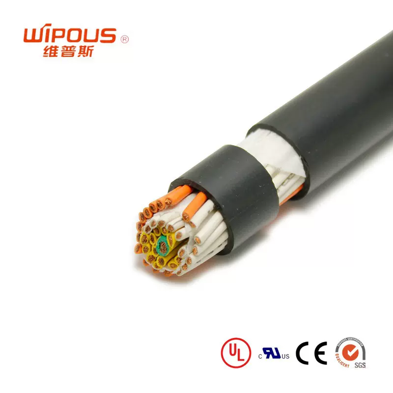 美标电缆 UL2517 14AWG*10C 耐弯曲热塑性弹性体电线电缆 铜线