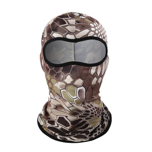 Cross-border Amazon bike snake pattern face mask outdoor sports ice silk sun protection neck cover one-piece headgear bonnet