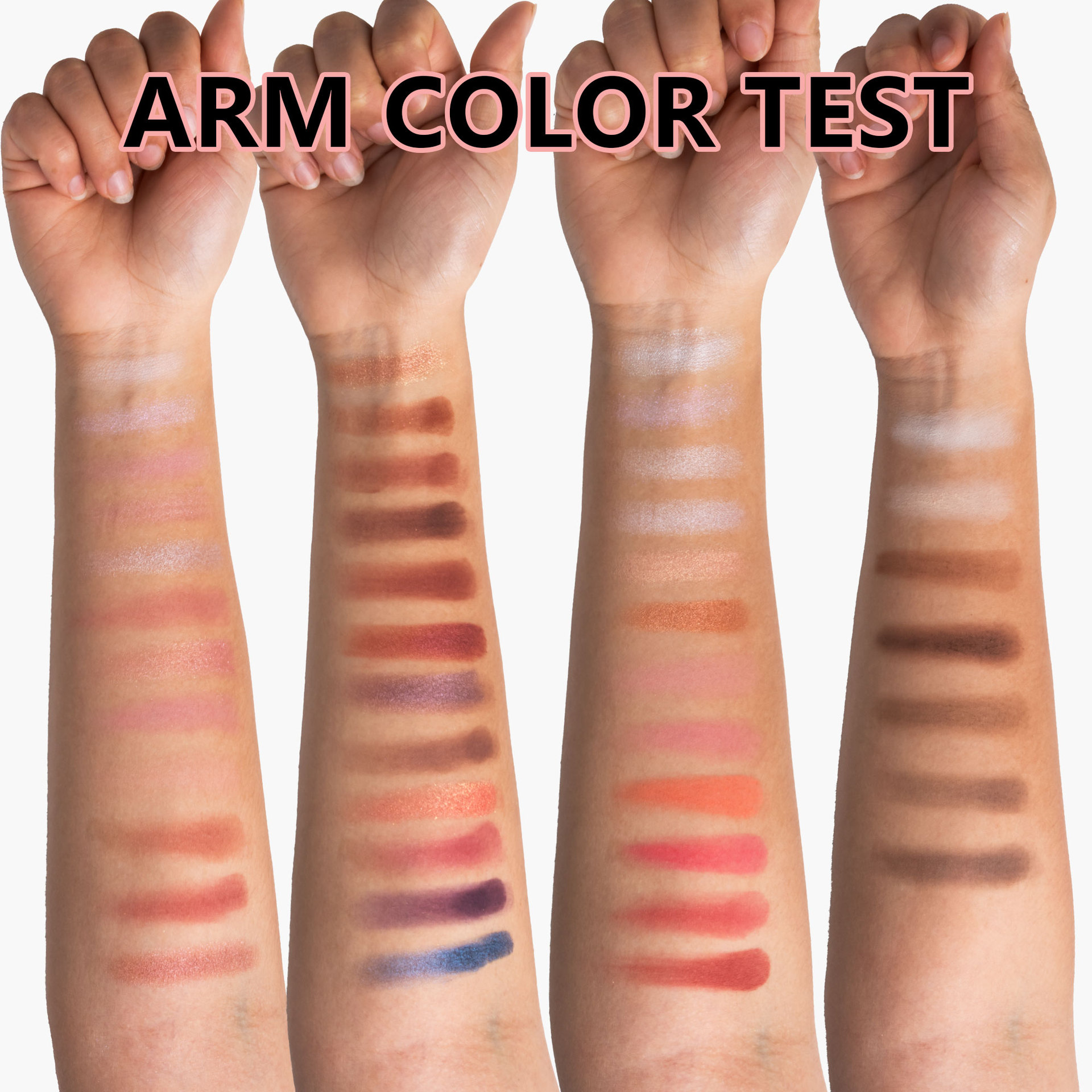 Cross-border bestseller 43-color makeup palette, four-layer flip book eyeshadow palette, matte pearlescent blush, contour and highlight in one piece Application Scenario