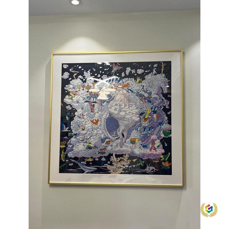 ✅ DIY Non-Damaging Magnetic Frame for Silk Scarves, Luxury Style Scarf Frame, Custom Photo Frame for Wall Hanging, Reversible Installation