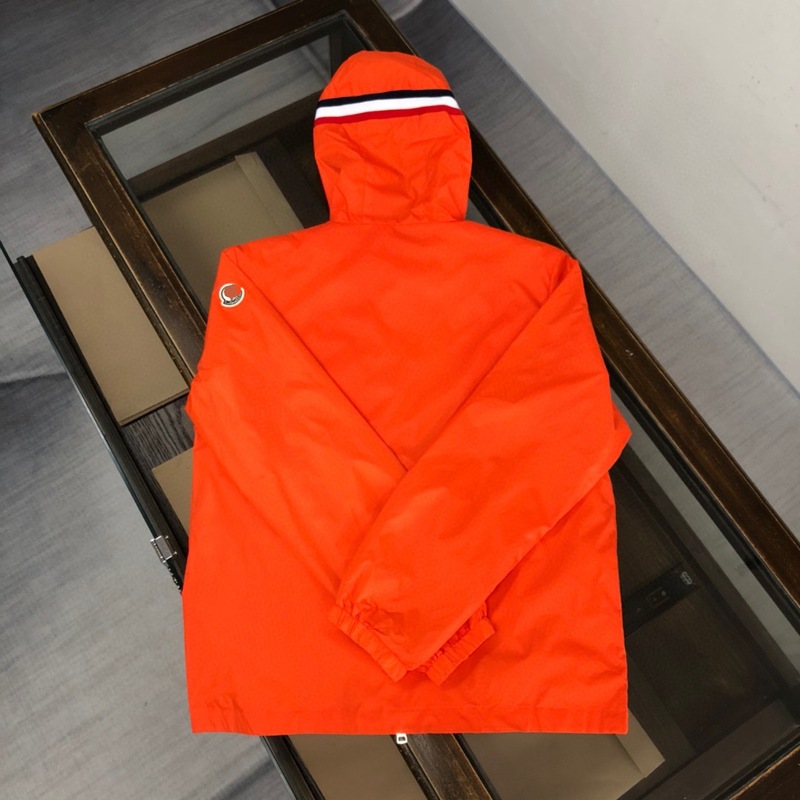 正确版mon蒙家男士抽绳连帽上衣服运动减龄休闲风衣外套专柜同款|undefined