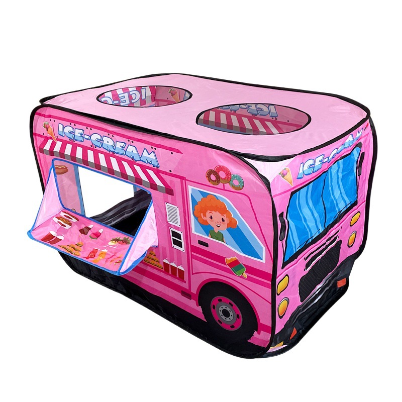 Tiktok TIENDA DE LOS NIÑOS coche policía camión bomberos juego casa interior y al aire libre Juego plegable Casa tienda del coche de los niños