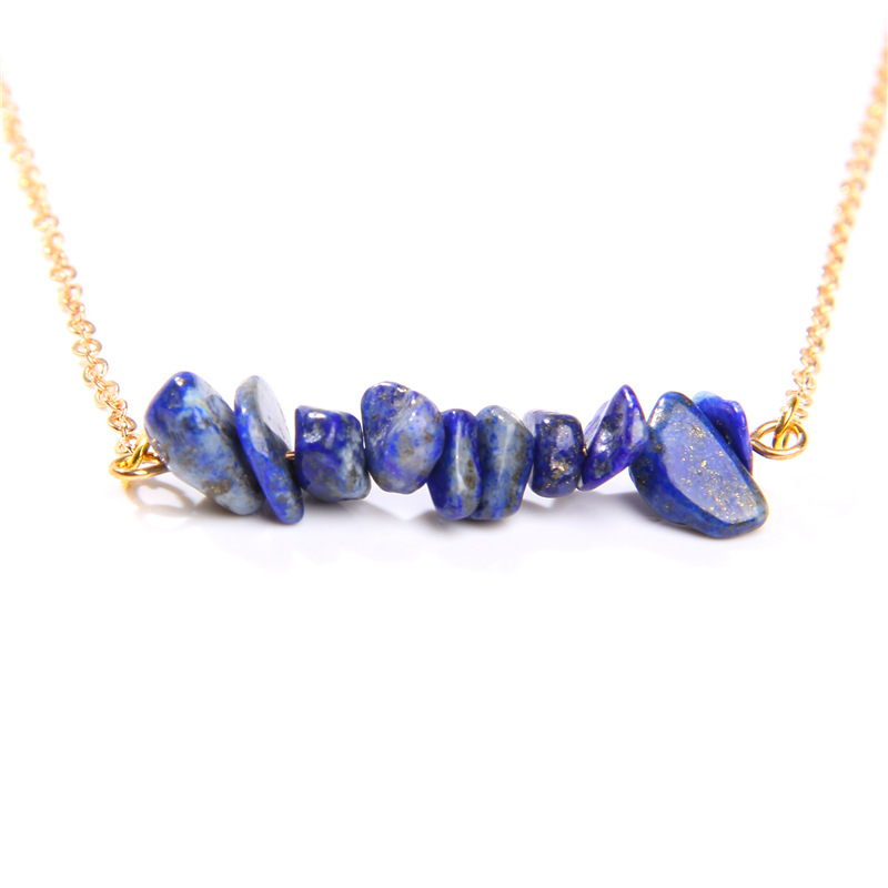 Women'S Gender Vacation Irregular Alloy Natural Stone Necklace 1 Piece