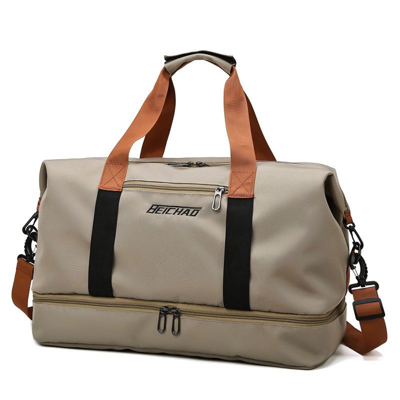Bolso de Viaje de Gran Capacidad de Tela Oxford y Nylon Impermeable y Resistente al Desgaste para Viajes Cortos