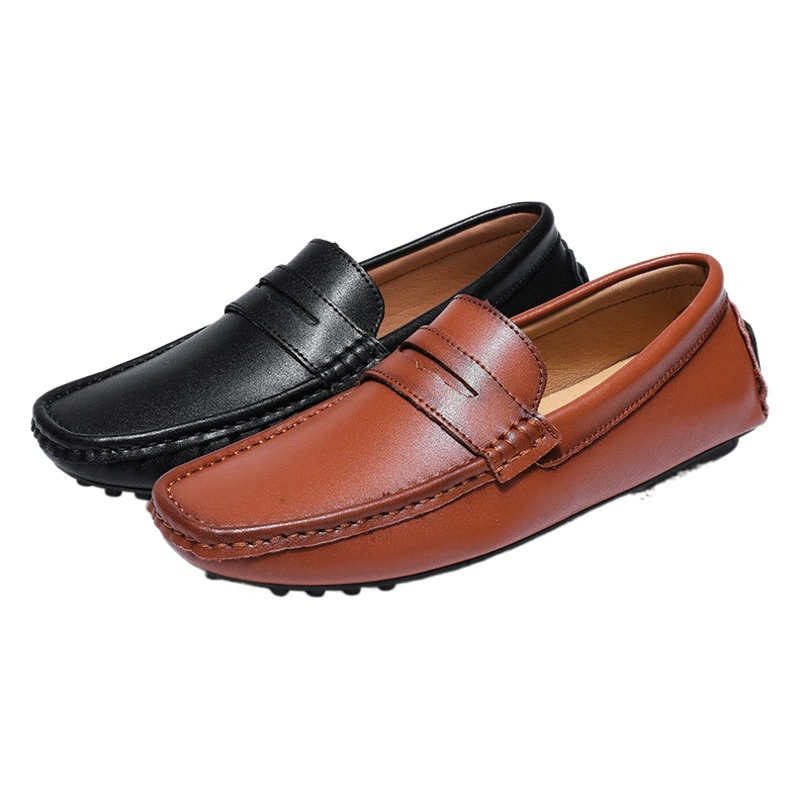 Летние дышащие трансграничные популярные мужские туфли Tods для внешней торговли, повседневная кожаная обувь в Корейском стиле, большие размеры, ленивое Вождение без шнуровки