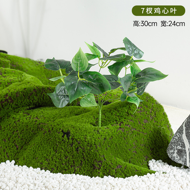 Simulación de plantación y paisajismo verde, materiales de distribución pequeños de todo uso, materiales auxiliares, arreglos florales, helechos, césped falso, decoración de plantas pequeñas, decoración de paisaje image 6
