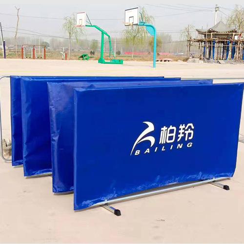 Ping pong court backboard rail fence enclosable indoor arena backboard with logo printing backboard manufacturer
