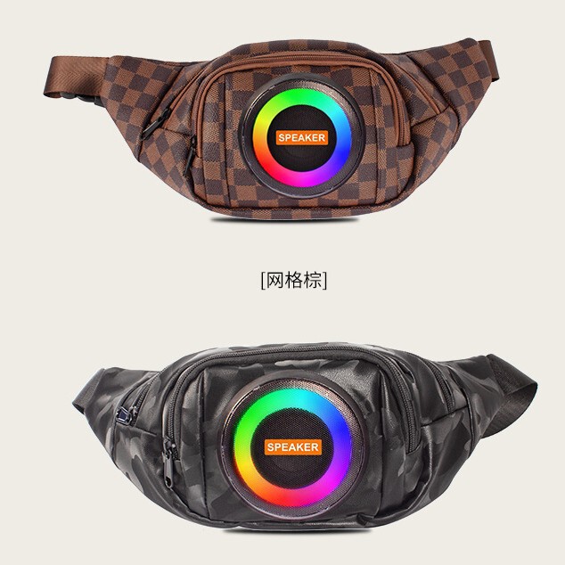 CH-M803新款多功能腰包蓝牙音箱户外便携充电宝扩音器K歌蓝牙音响|undefined