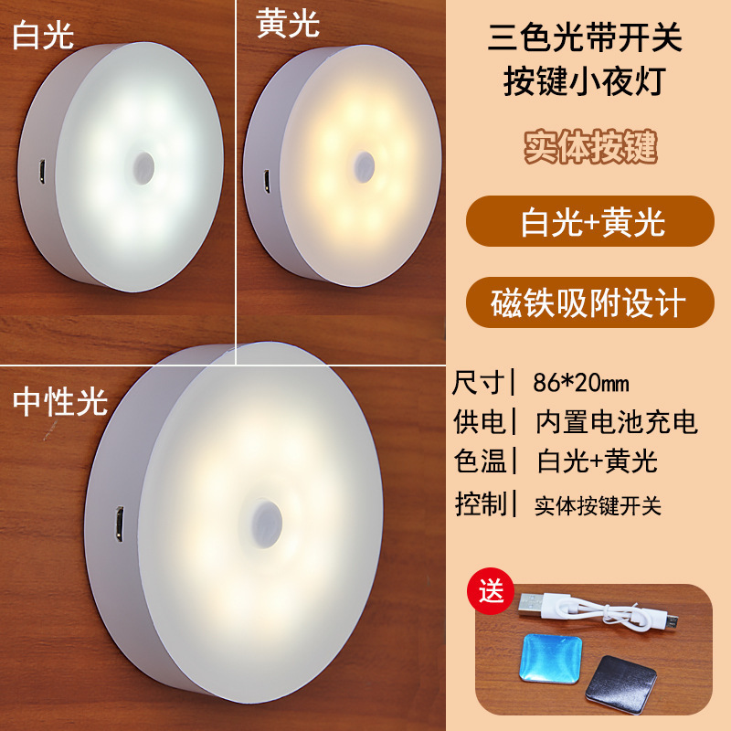 小夜灯寝室睡眠灯LED省エネ灯usb電気スタンド保護眼家庭用ベッドヘッド充電学生寮ネットレッド|undefined